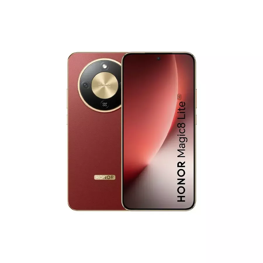 Honor magic8 lite reddish brown prednja i zadnja strana