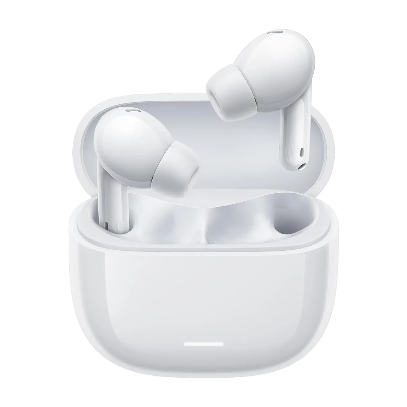 Redmi Buds 6 Lite bele bezicne slusalice u otvorenoj kutijici